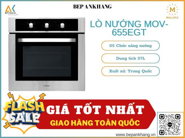 Lò nướng âm tủ Malloca MOV - 575 AMG